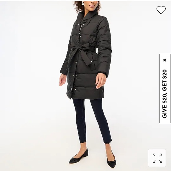J. Crew Jackets & Coats J Crew Belted Puffer Coat Poshmark